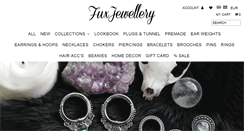 Desktop Screenshot of fuxjewellery.com